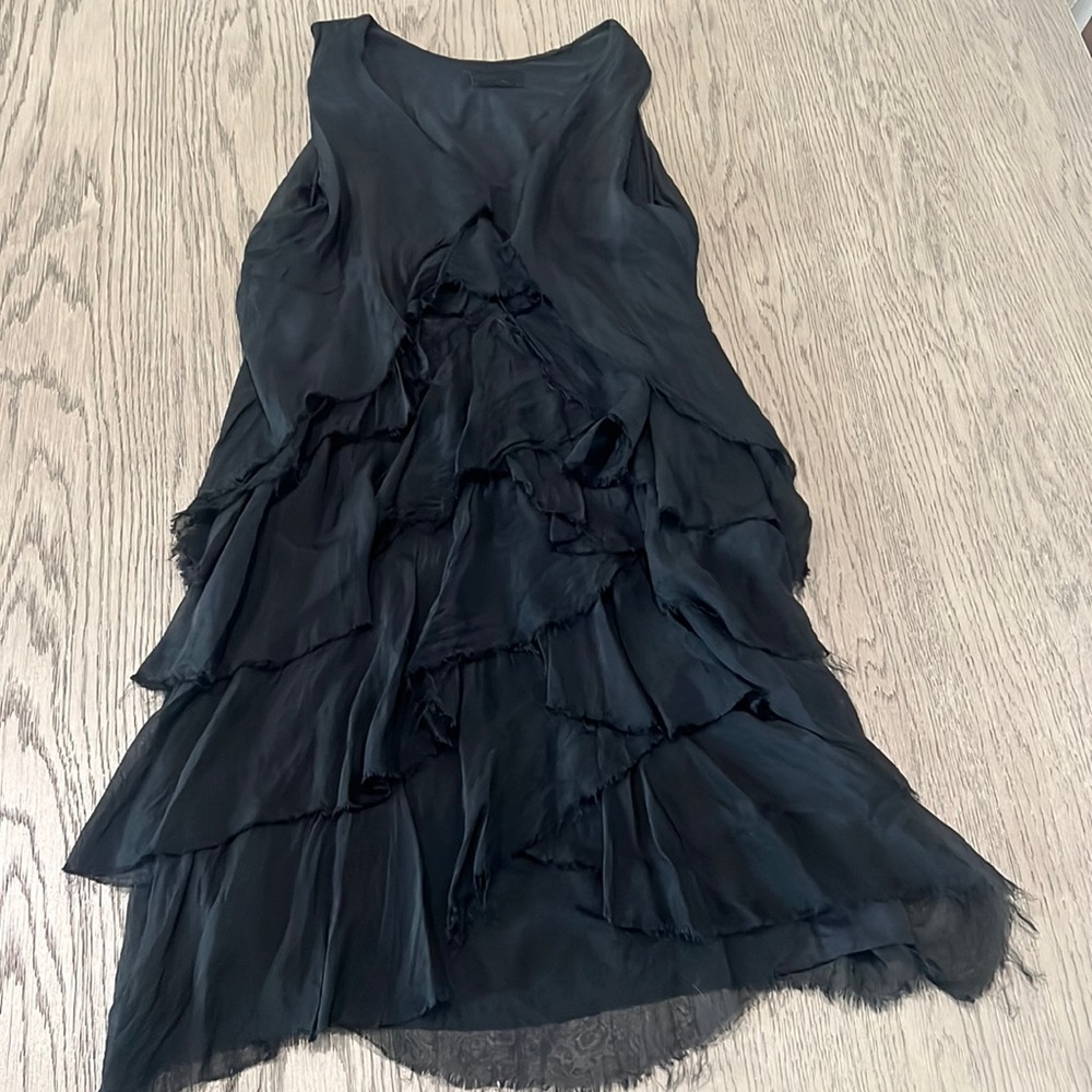 Elegant Black Midi Dress